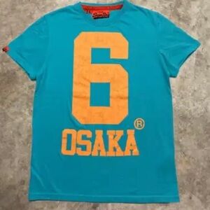 OSAKA 6 Vintage Super-dry Logo SS t shirt Size S